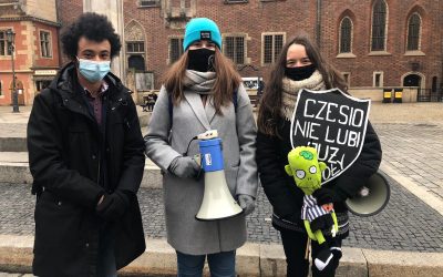 Strajk uczniów we Wrocławiu