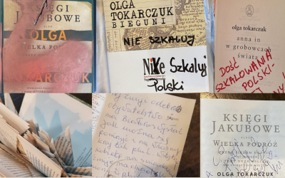 Zniszczone książki Olgi Tokarczuk