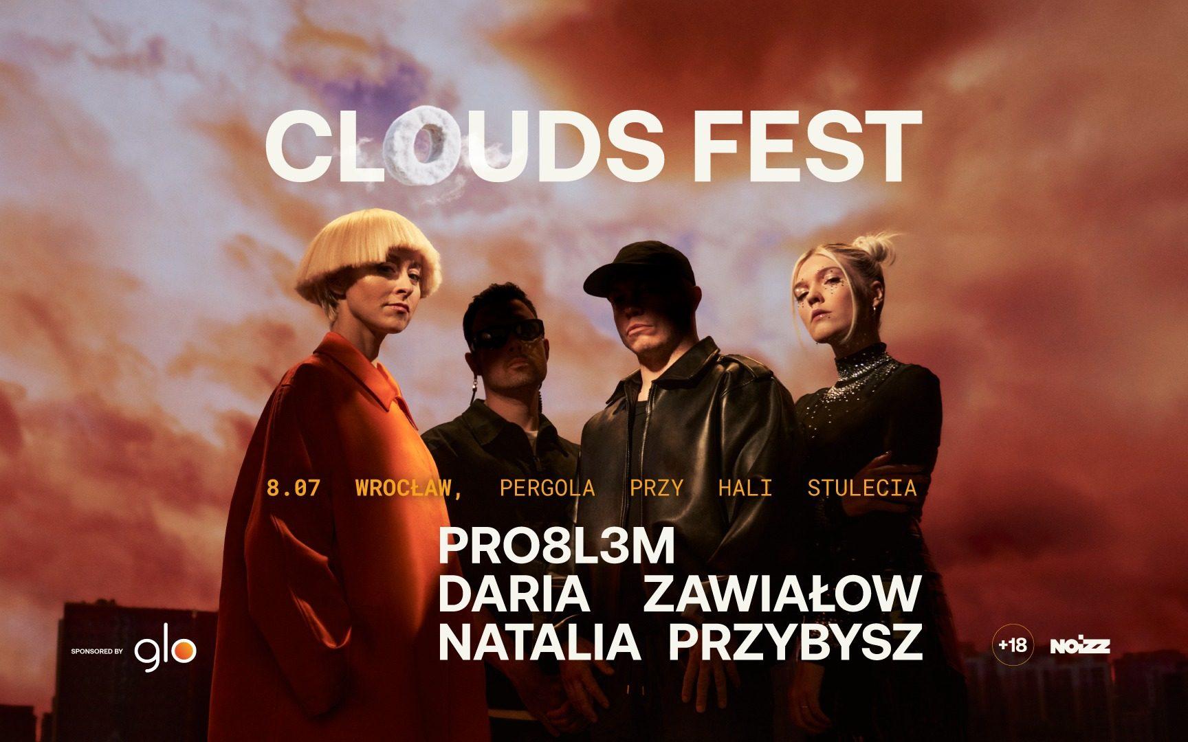 Clouds Fest we Wrocławiu. Wystąpi PRO8L3M, Daria Zawiałow i Natalia Przybysz