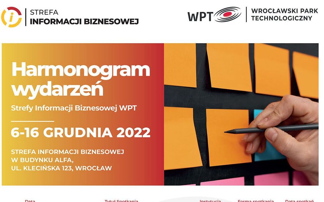 Wrocławski Park Technologiczny. Webinarium ''Oferta badawcza i technologiczna Politechniki Wrocławskiej''