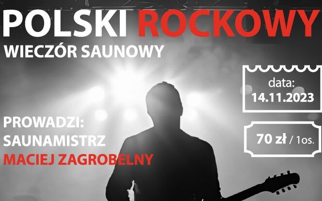 Polski Rockowy wieczór saunowy we wrocławskim Aquaparku