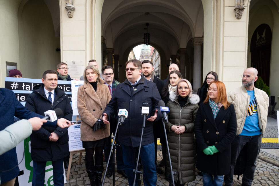Koalicja dla Wrocławia. KO i Zieloni podpisali porozumienie [ZDJĘCIA], fot. Michał Jaros